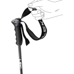 Neolite Airfoil skistokken black dark anthracite  neon orange*Leki New