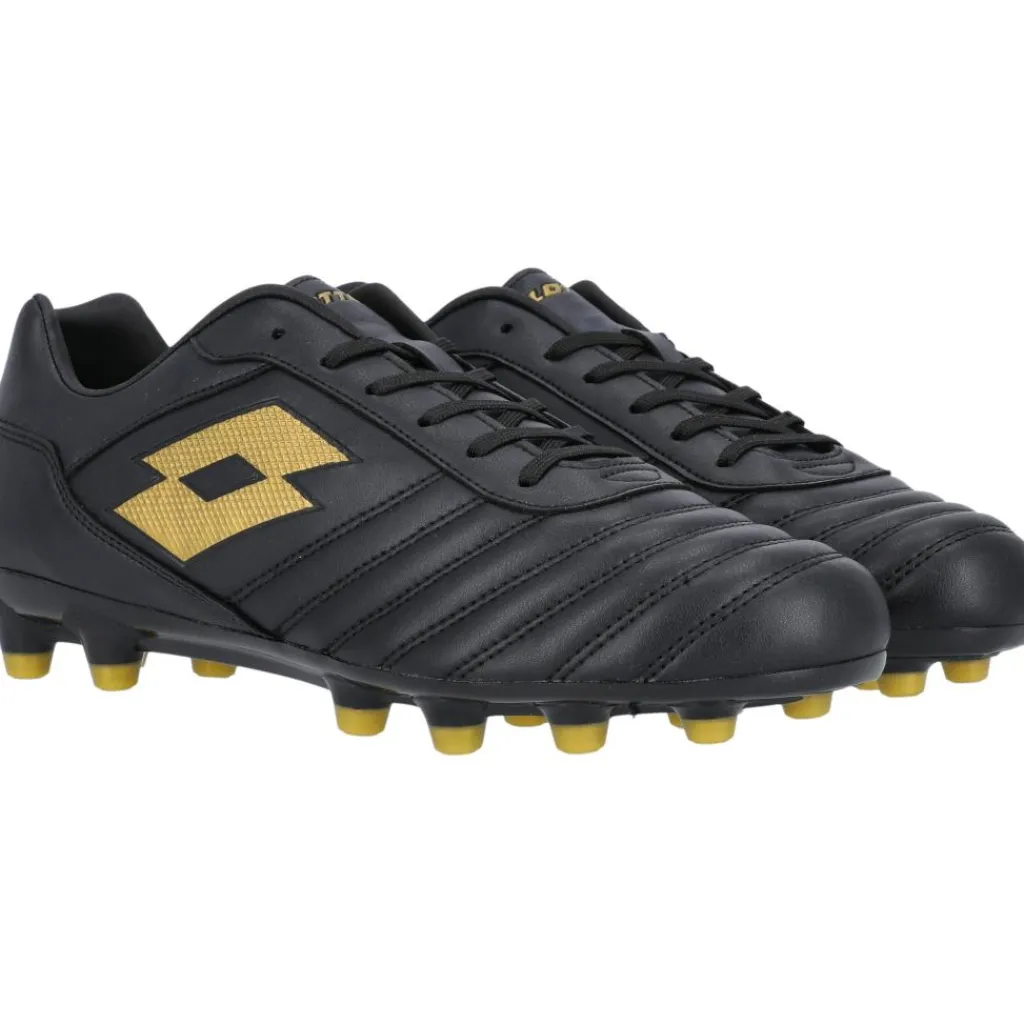 Milano 700 AGM voetbalschoenen heren all black light platino*Lotto Online