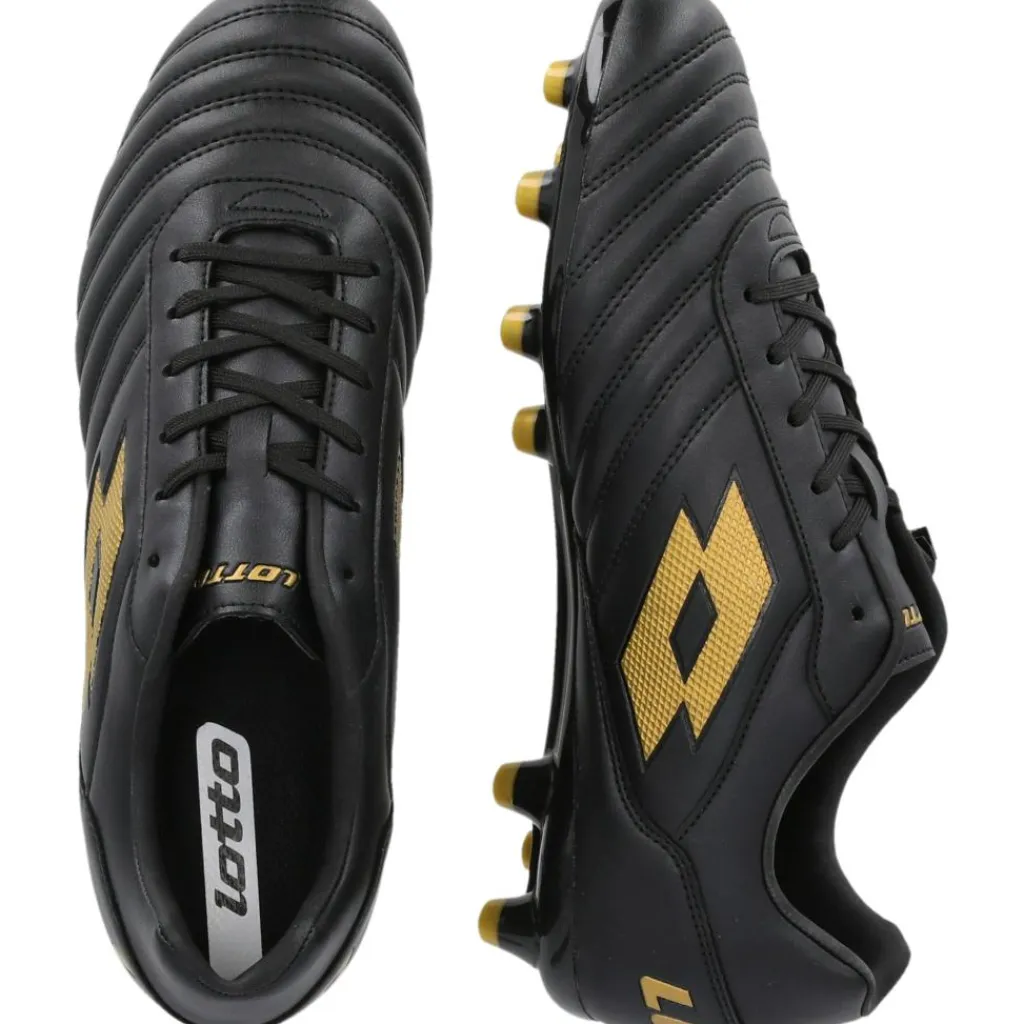 Milano 700 AGM voetbalschoenen heren all black light platino*Lotto Online