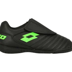 Milano 700 ID K zaalvoetbalschoenen junior all black spring green*Lotto