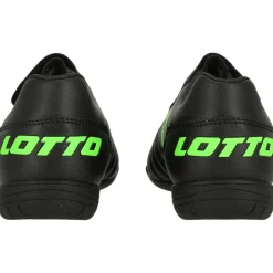 Milano 700 ID K zaalvoetbalschoenen junior all black spring green*Lotto