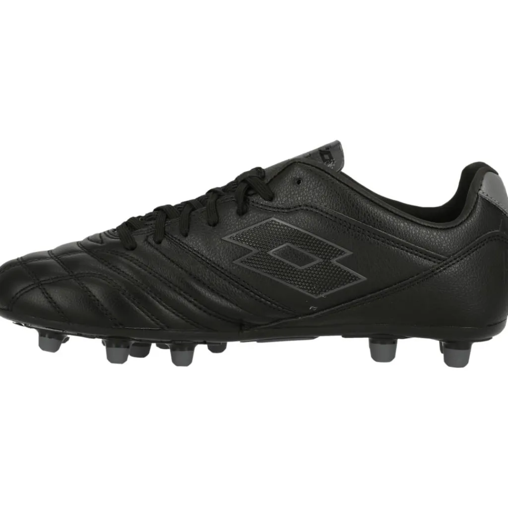 Stadio 300 III FG voetbalschoenen heren all black asphalt*Lotto Discount