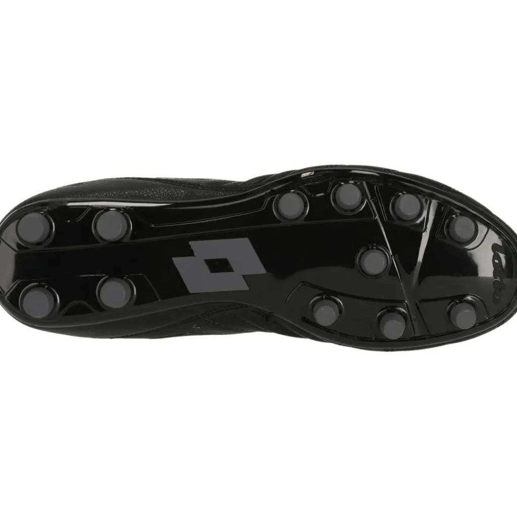 Stadio 300 III FG voetbalschoenen heren all black asphalt*Lotto Discount