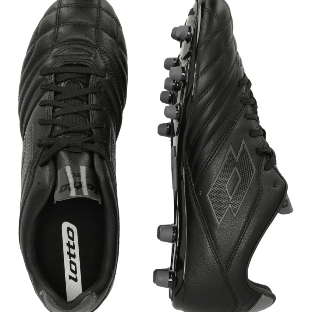 Stadio 300 III FG voetbalschoenen heren all black asphalt*Lotto Discount