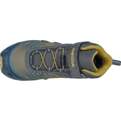 Merger GTX QC Mid wandelschoenen junior petrol mustard*Lowa Clearance