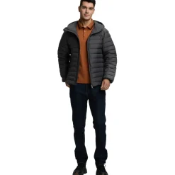 Karvio winterjas heren lead-grey*Luhta Online