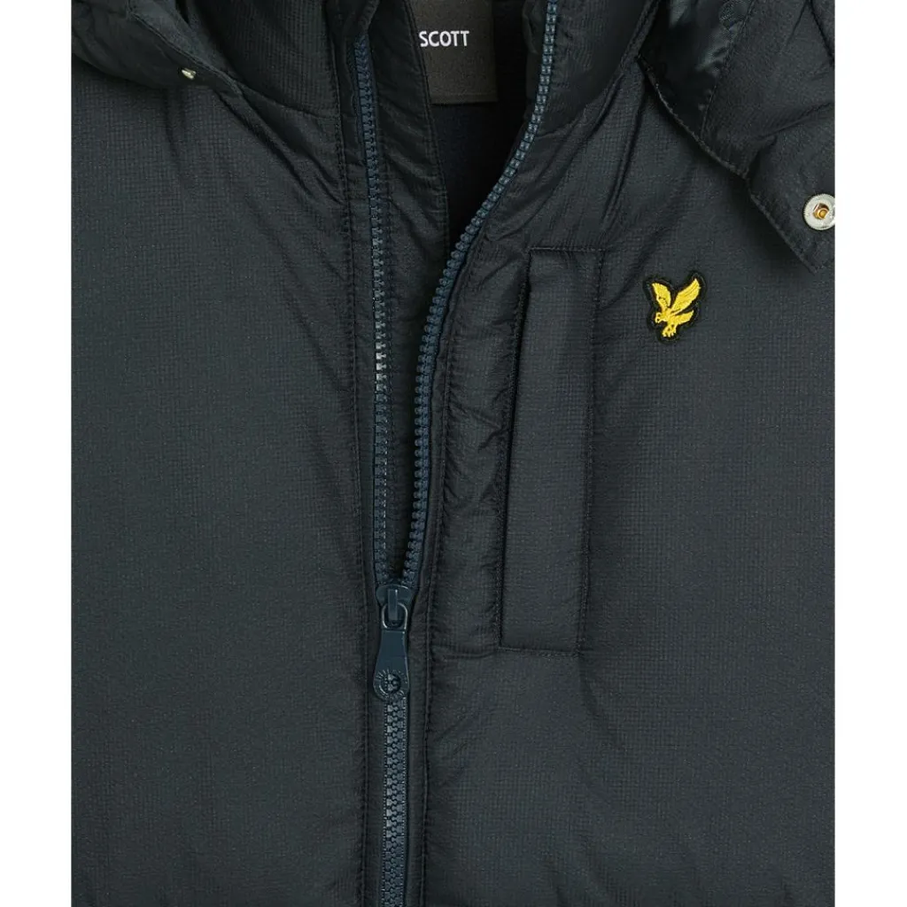 Ripstop Quilted Puffer jas junior dark navy*Lyle & Scott Best