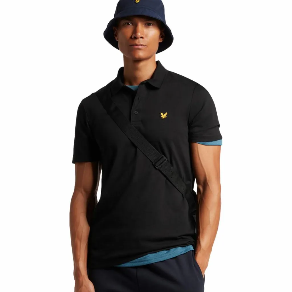 Sport Short Sleeve polo heren jet black*Lyle & Scott Online