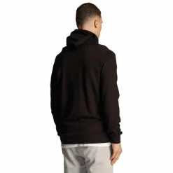  Sports Fly Fleece hoodie heren jet black*Lyle & Scott Discount
