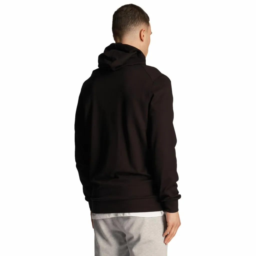 Sports Fly Fleece hoodie heren jet black*Lyle & Scott Discount