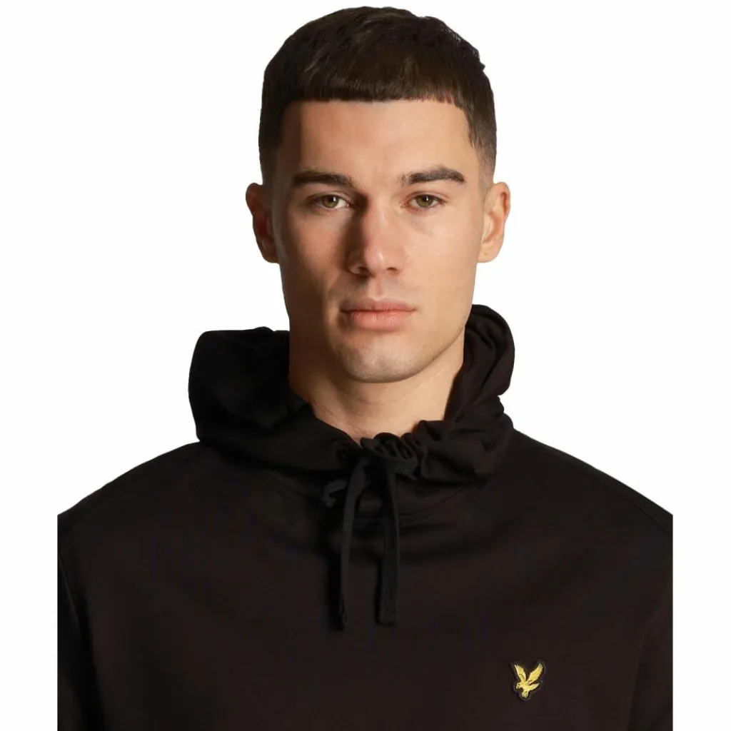 Sports Fly Fleece hoodie heren jet black*Lyle & Scott Discount