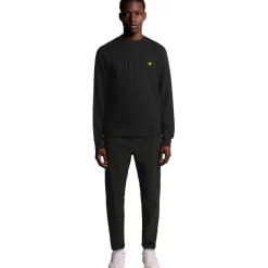 Sports Lightweight sweater heren jet black*Lyle & Scott Discount