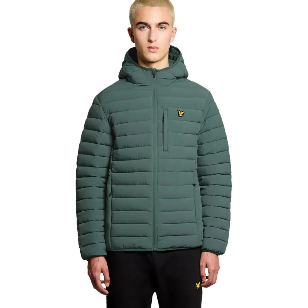 Sports Lightweight Puffer jas heren silver pine*Lyle & Scott Clearance