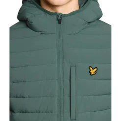 Sports Lightweight Puffer jas heren silver pine*Lyle & Scott Clearance