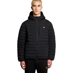 Sports Lightweight Puffer jas heren jet black*Lyle & Scott Online