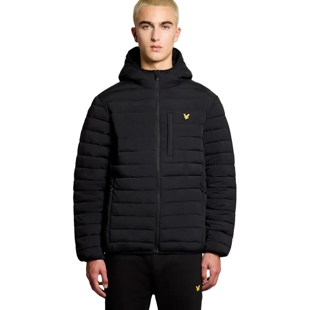 Sports Lightweight Puffer jas heren jet black*Lyle & Scott Online