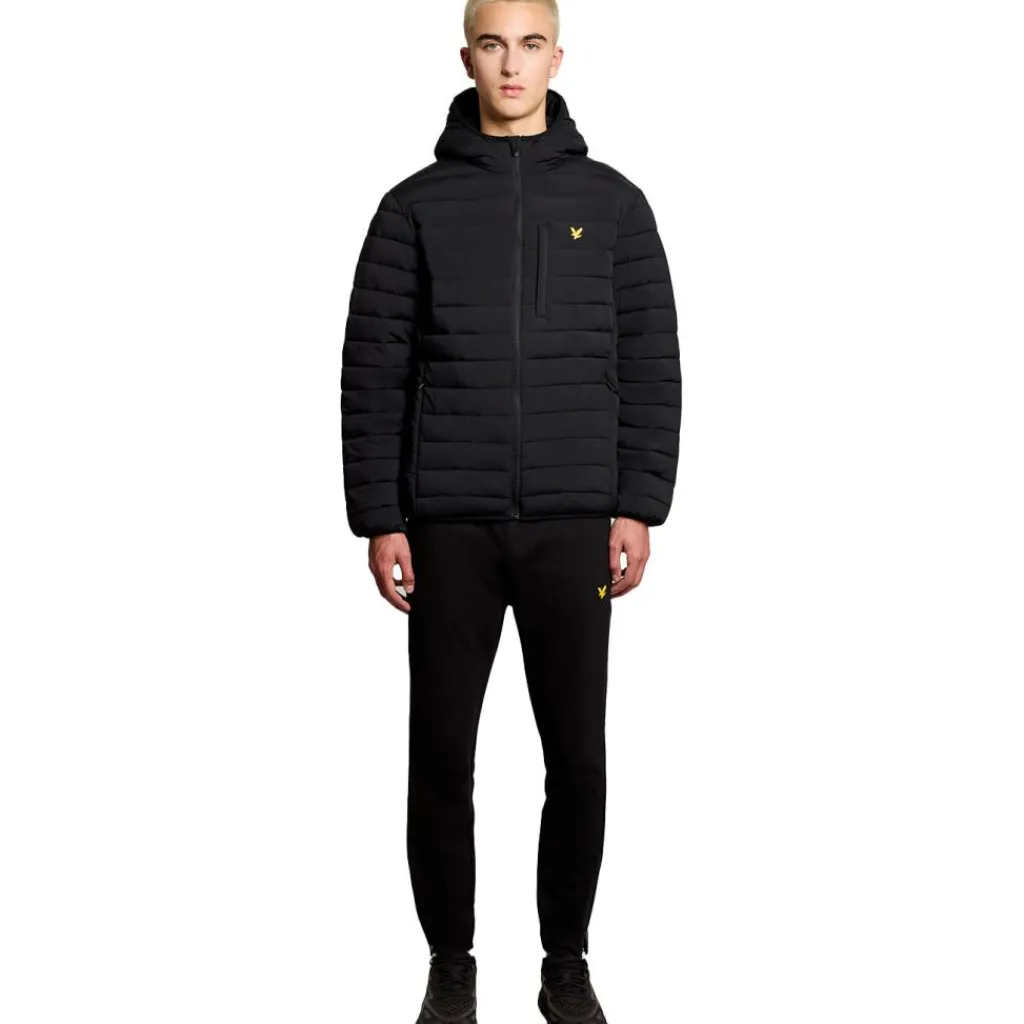 Sports Lightweight Puffer jas heren jet black*Lyle & Scott Online
