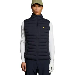 Sports Stretch Lightweight bodywarmer heren dark navy*Lyle & Scott New