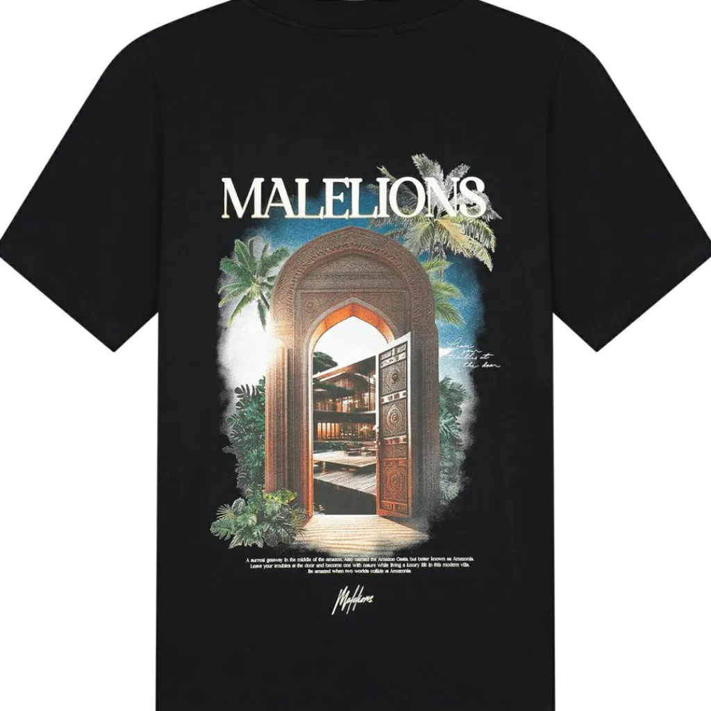 Amazon shirt heren black*Malelions Best