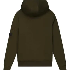 Nylon Pocket hoodie junior moss green*Malelions Discount