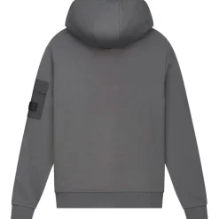 Nylon Pocket hoodie junior anthracite*Malelions
