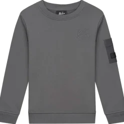 Nylon Pocket sweater junior anthracite*Malelions