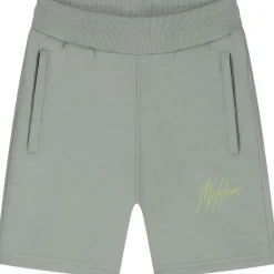 Striped Signature short junior agave green*Malelions Sale