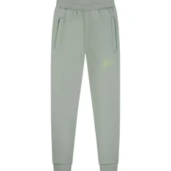 Striped Signature joggingbroek junior agave green*Malelions Clearance