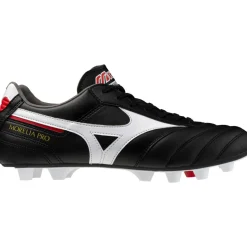 MORELIA II PRO FG - AG voetbalschoenen heren black white chinese red*Mizuno Clearance