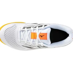 Stealth Star 3 indoorschoenen junior white fiery coral 2 citrus*Mizuno
