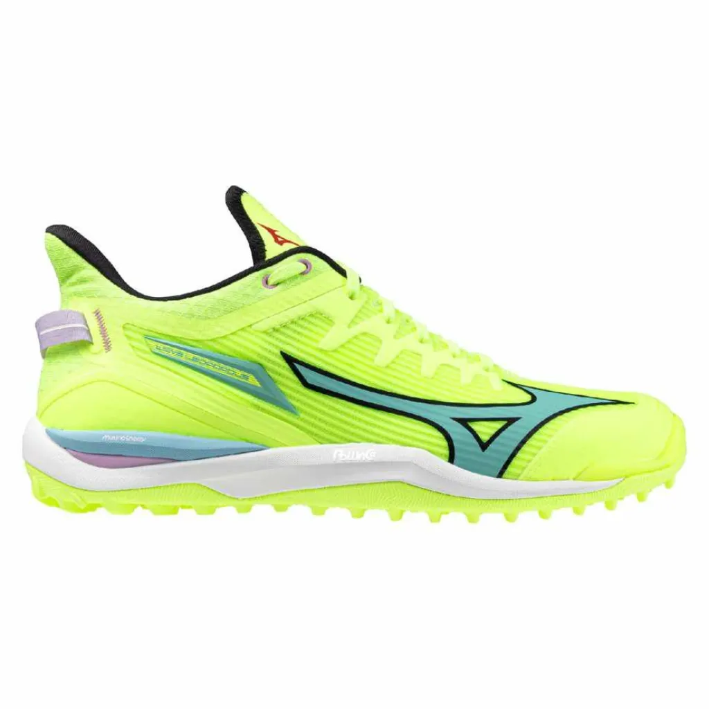 Wave Leopardus hockeyschoenen neo lime black splish splash*Mizuno