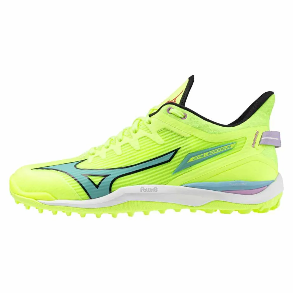Wave Leopardus hockeyschoenen neo lime black splish splash*Mizuno