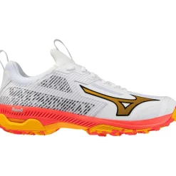 Wave Panthera 2 hockeyschoenen heren white fiery coral 2 citrus*Mizuno Outlet