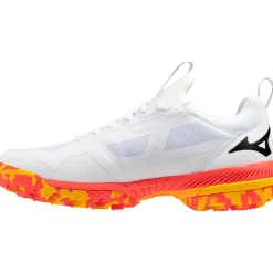Wave Panthera 2 hockeyschoenen heren white fiery coral 2 citrus*Mizuno Outlet