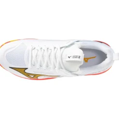 Wave Panthera 2 hockeyschoenen heren white fiery coral 2 citrus*Mizuno Outlet