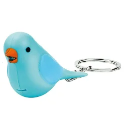  Vogel met licht en geluid sleutelhanger assorti*Moses. Verlag Best