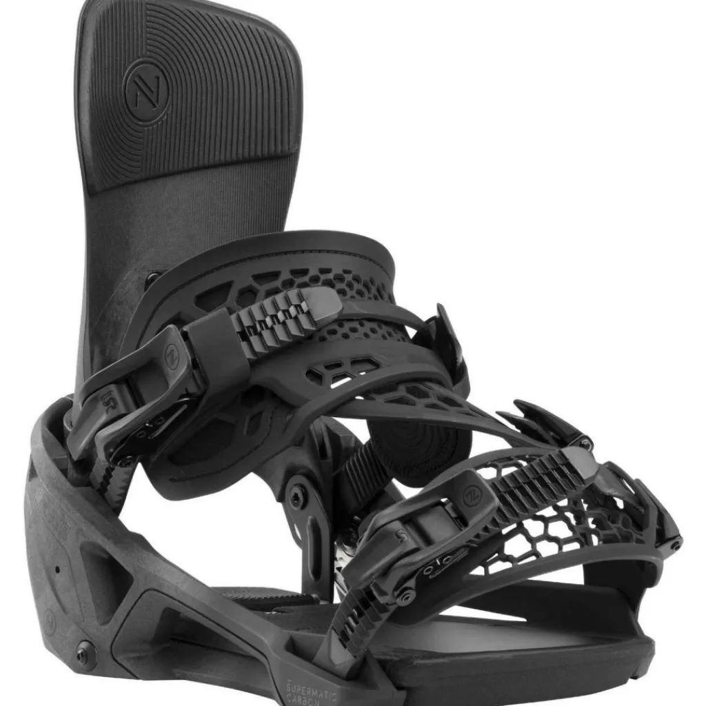 Supermatic Carbon bindingen black*Nidecker Hot