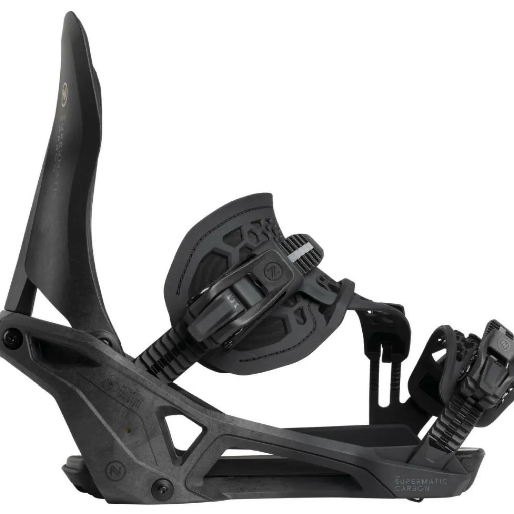 Supermatic Carbon bindingen black*Nidecker Hot