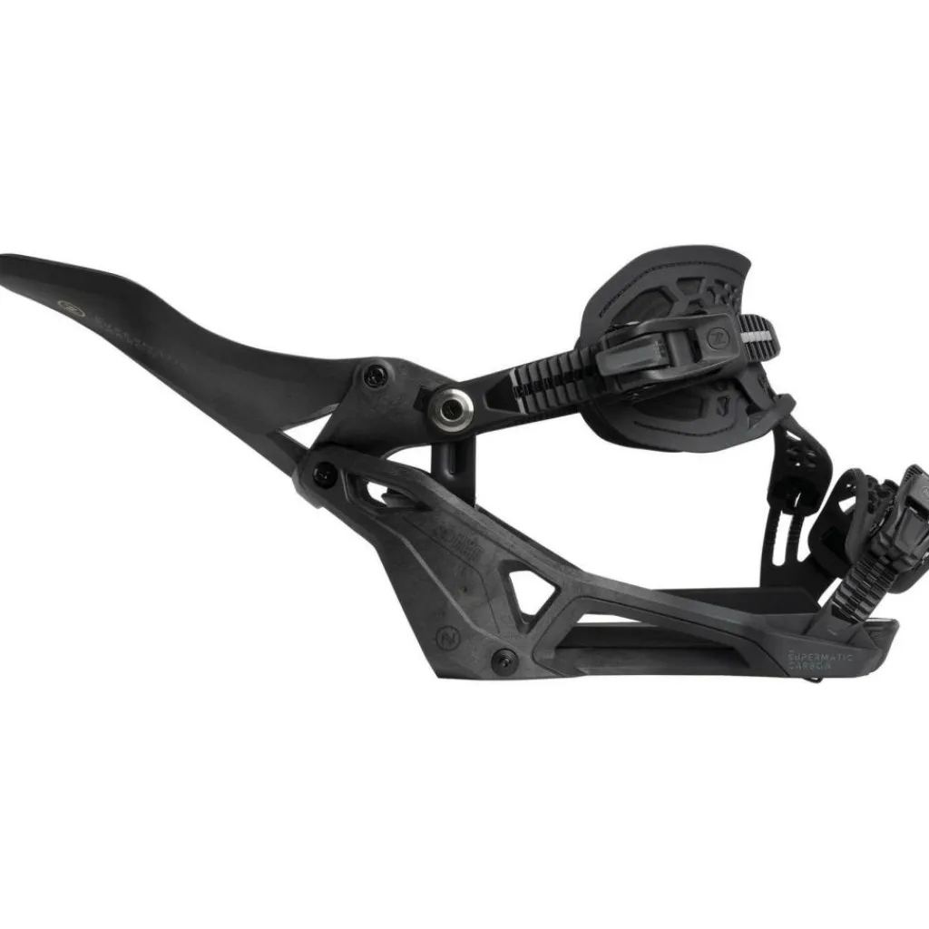 Supermatic Carbon bindingen black*Nidecker Hot