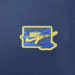 Club FT Crew Bolt sweater heren midnight navy  lightening*Nike Discount