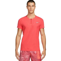 Court Dri-FIT ADV Slam tennispolo heren orange ember glow white*Nike Best