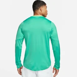 Court Dri-FIT Advantage tennisshirt heren washed teal lime blast white*Nike Best