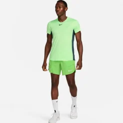 Court Dri-FIT Advantage tennisshirt heren lime  blast deep jungle black*Nike Online