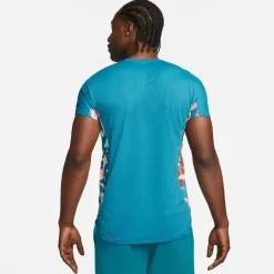 Court Dri-FIT Slam tennisshirt heren green geode teal white*Nike