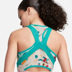 Court Dri-FIT Slam tennisjurk dames white coconut milk teal nebula black*Nike Sale