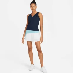 Court Victory tennis tanktop dames obsidian white*Nike Clearance