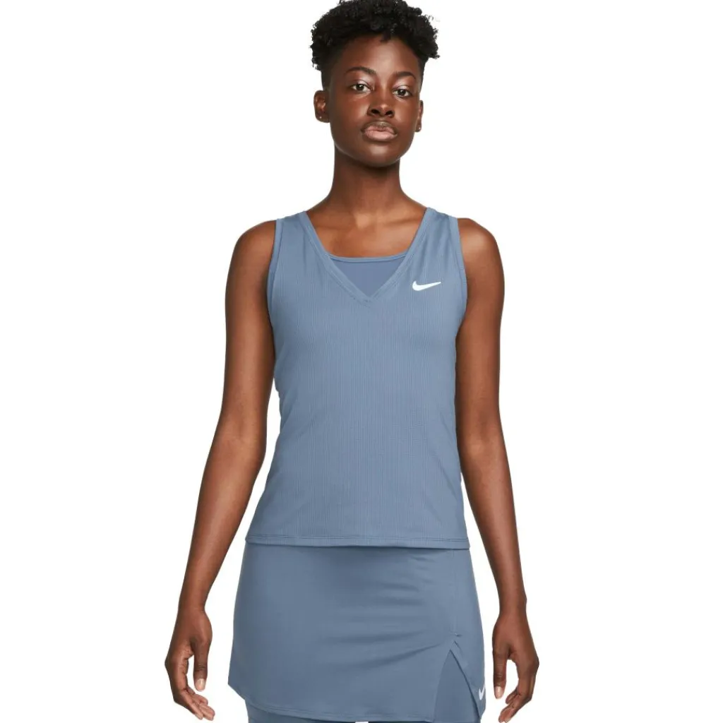 Court Victory tennis tanktop dames diffused blue white*Nike Online