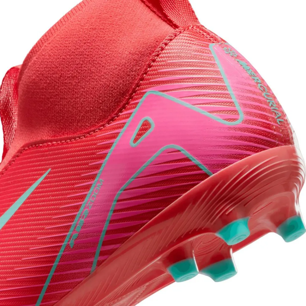 Mercurial Superfly 10 Academy FG AG voetbalschoenen junior ember glow aurora green*Nike Clearance