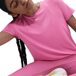 One Classic shirt dames playful pink white*Nike Best