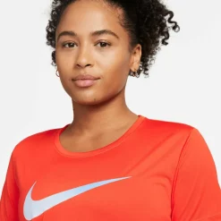 One Dri-FIT Swoosh hardloopshirt dames red*Nike Discount
